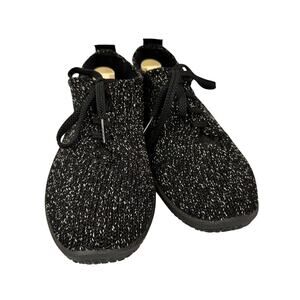 Arcopedico Shoes Women 41 black Knit Comfort Wedge Lace Up Sneaker